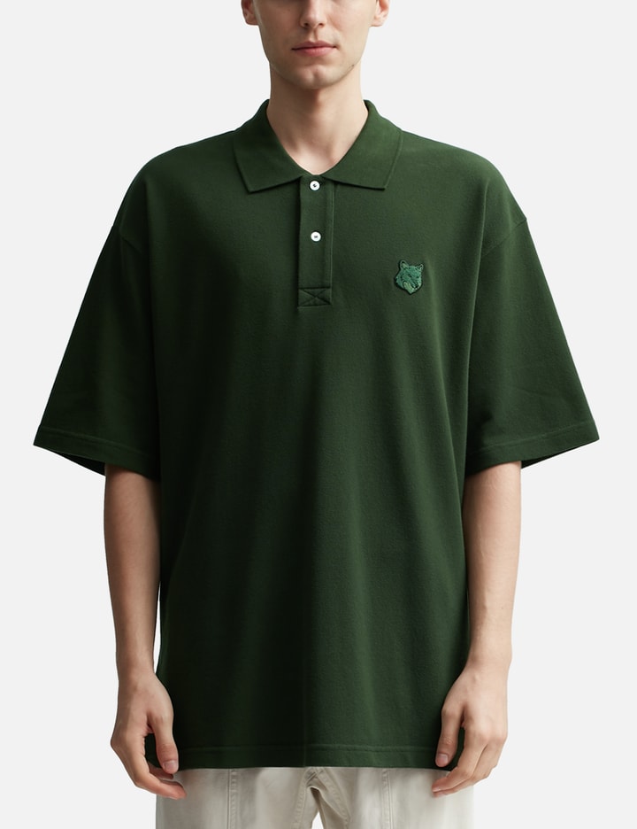 Bold Fox Head Patch Oversize Polo Placeholder Image