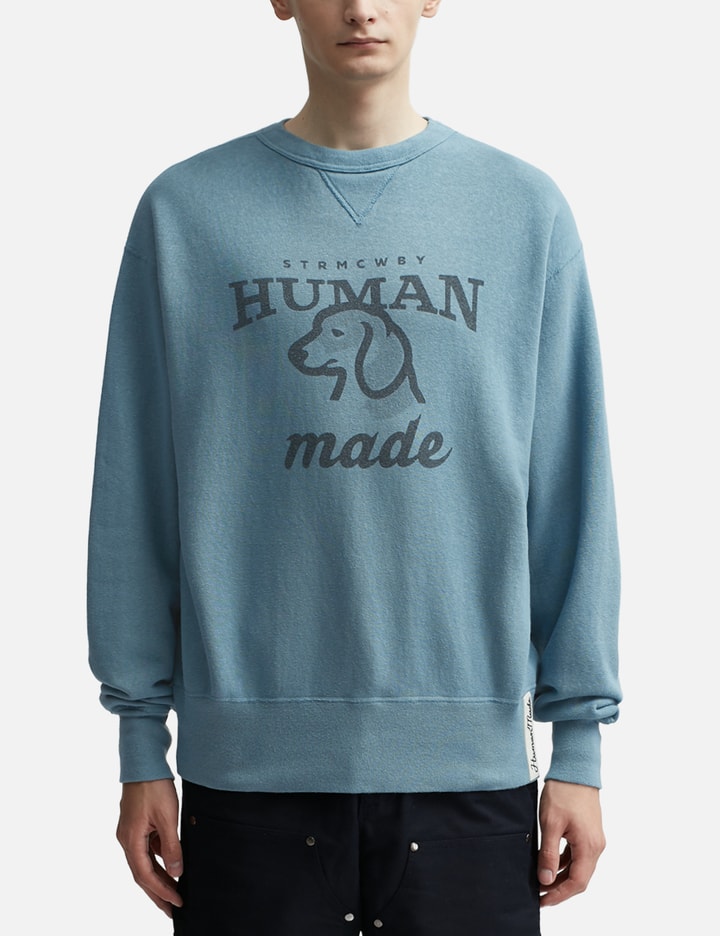 Shop Human Made Tsuriami Sweatshirt In Blue