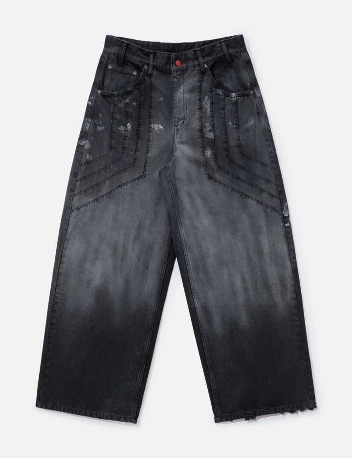 Painted Black Racer Denim