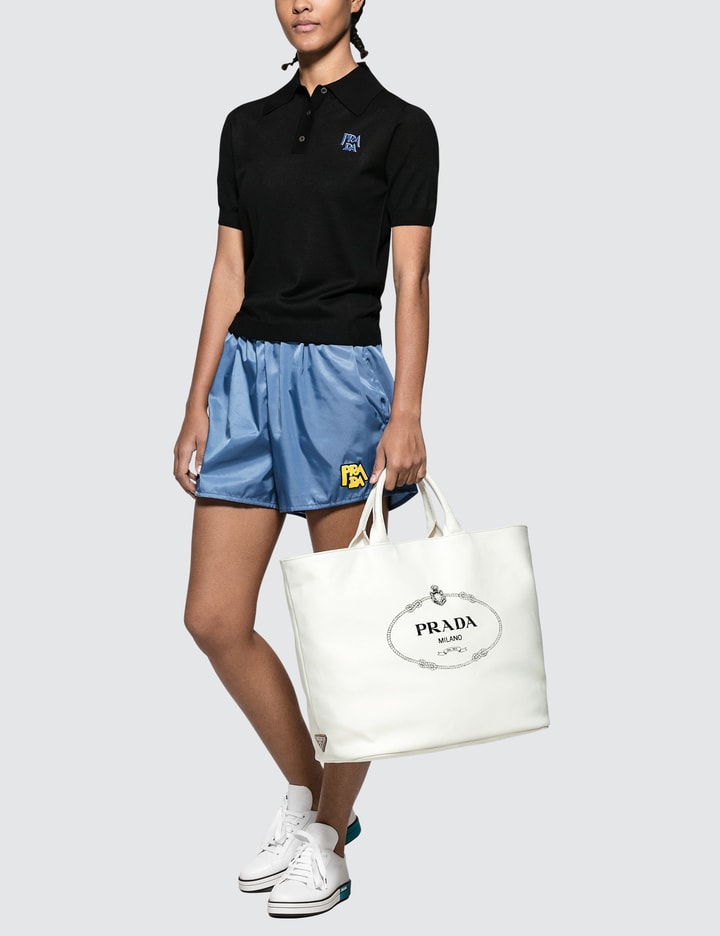 Intarsia Wool Polo Shirt Placeholder Image