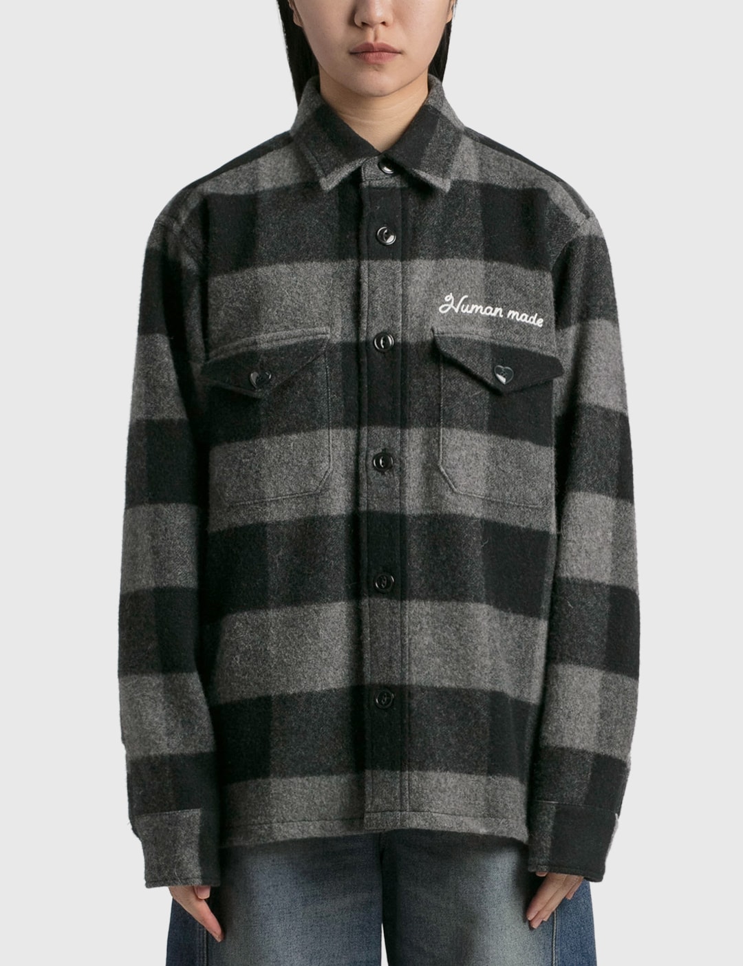 Human Made - Wool Outer Shirt | HBX - Globally Curated Fashion and 