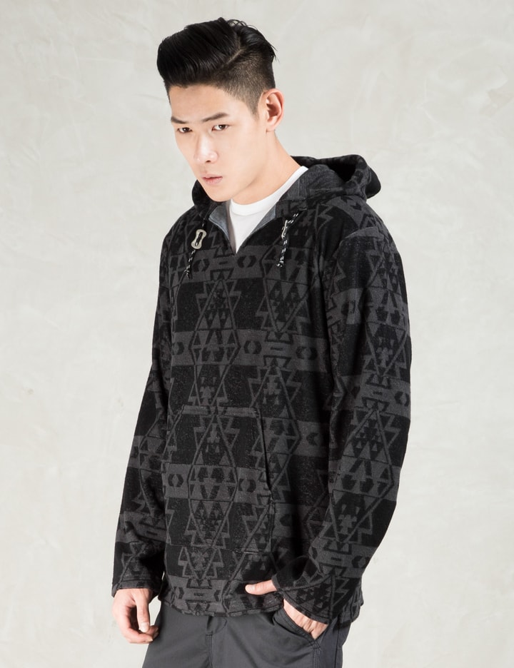 Grey L/S Jacquard Print Hoodie Placeholder Image