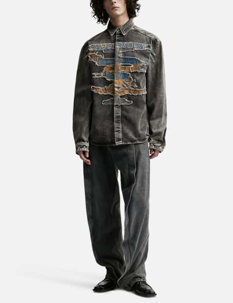 Y/PROJECT - パリ ベスト パッチ デニム シャツ | HBX - ハイプ  