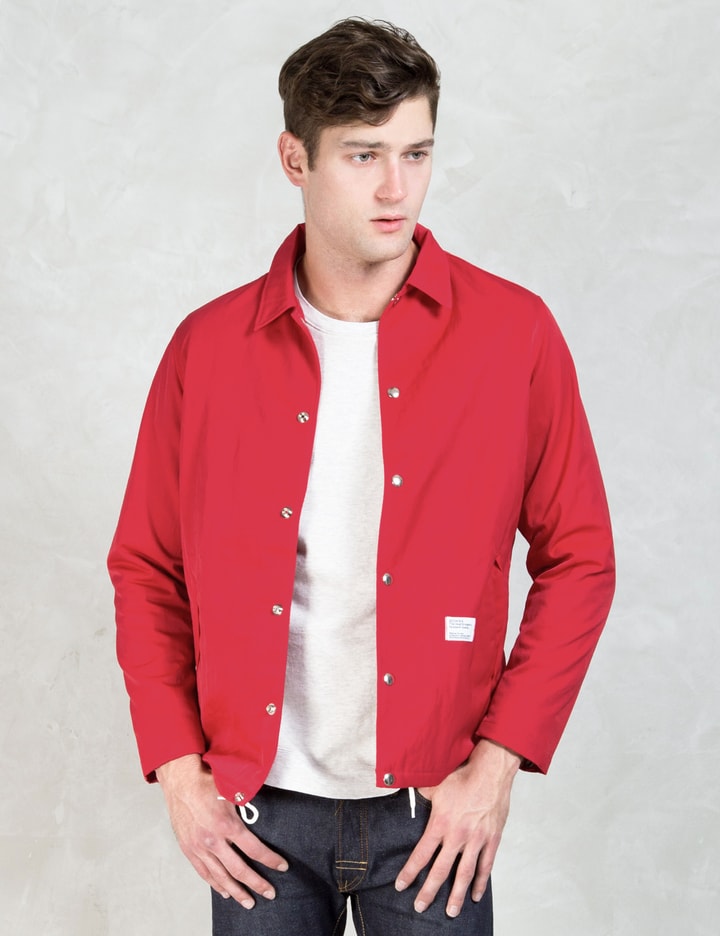 Red "Jill" Nylon Coach Jacket Placeholder Image