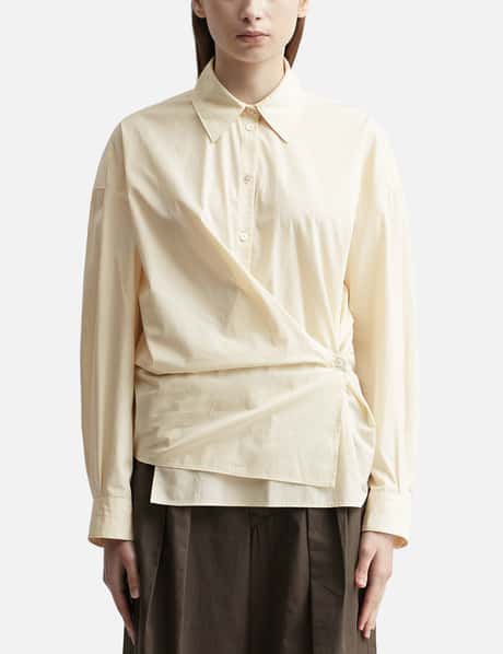 Lemaire STRAIGHT COLLAR TWISTED SHIRT