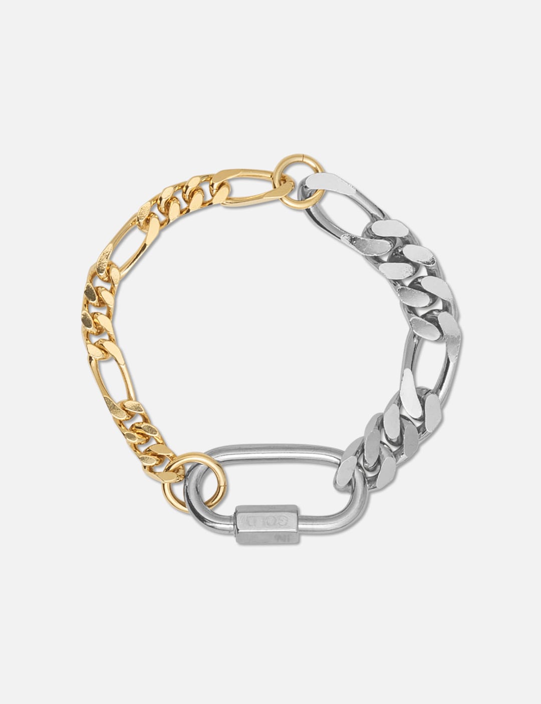 IN GOLD WE TRUST PARIS Unisex Thin/Bold Figaro Bracelet