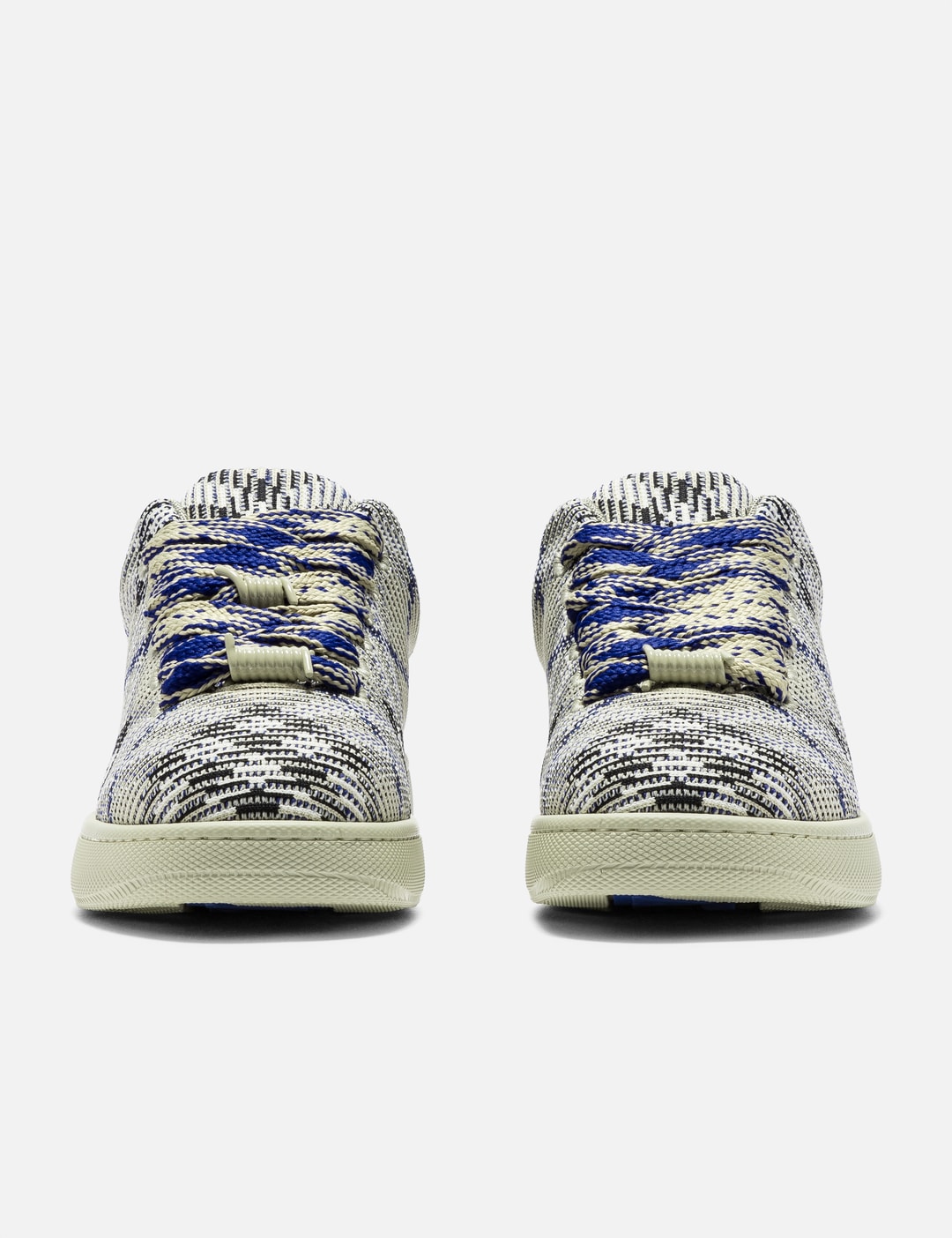 Check Knit Box Sneakers view 9