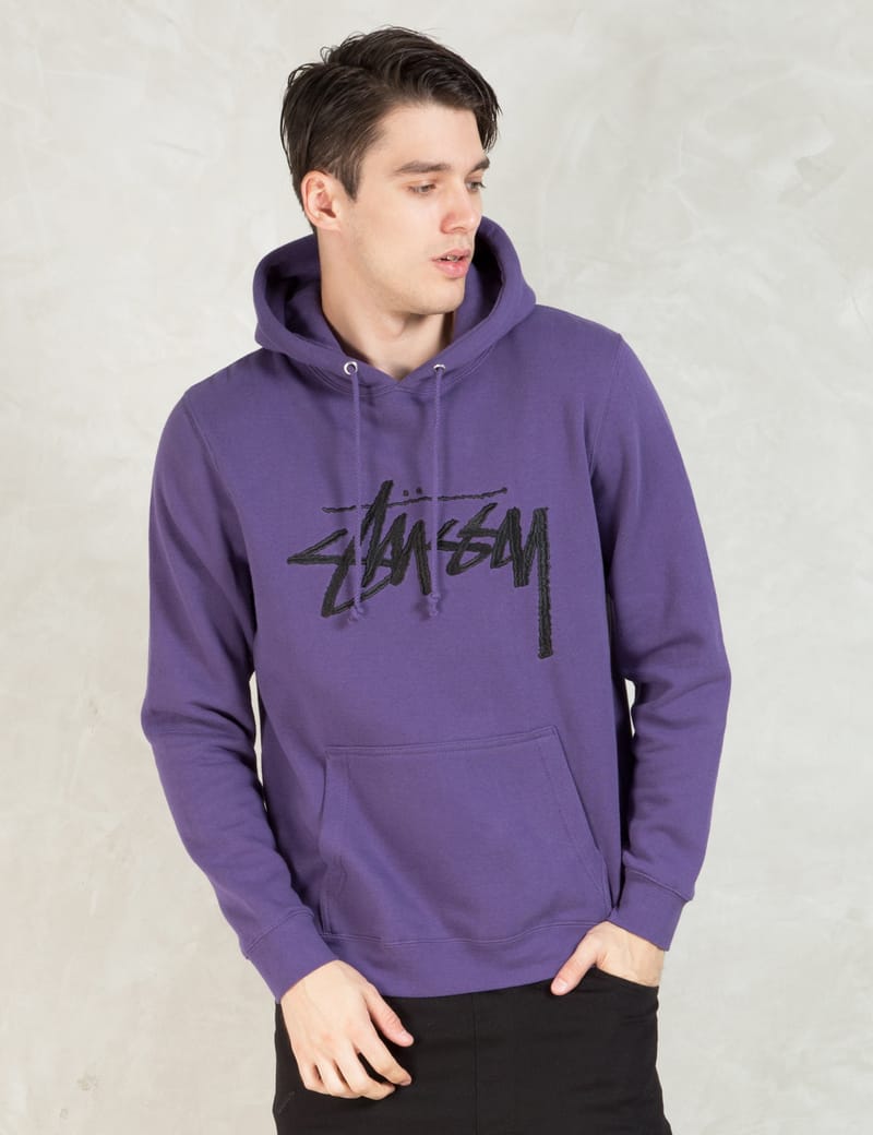 stussy purple sweatshirt