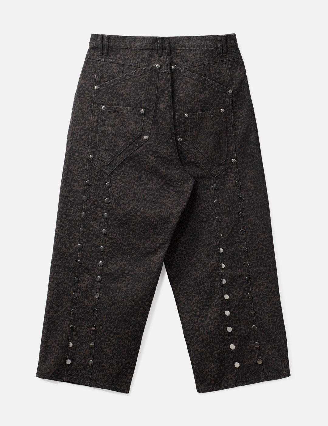 "Bruce" Leopard Baggy Denims view 9