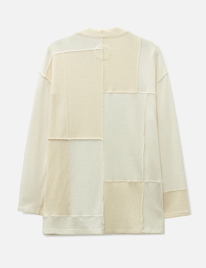 BLUE BLUE JAPAN Waffle Cutover Haori Jacket