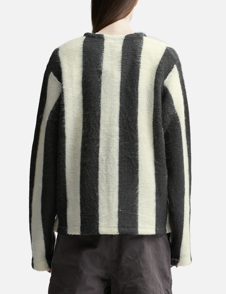 Stripe Brushed Cardigan Placeholder Image