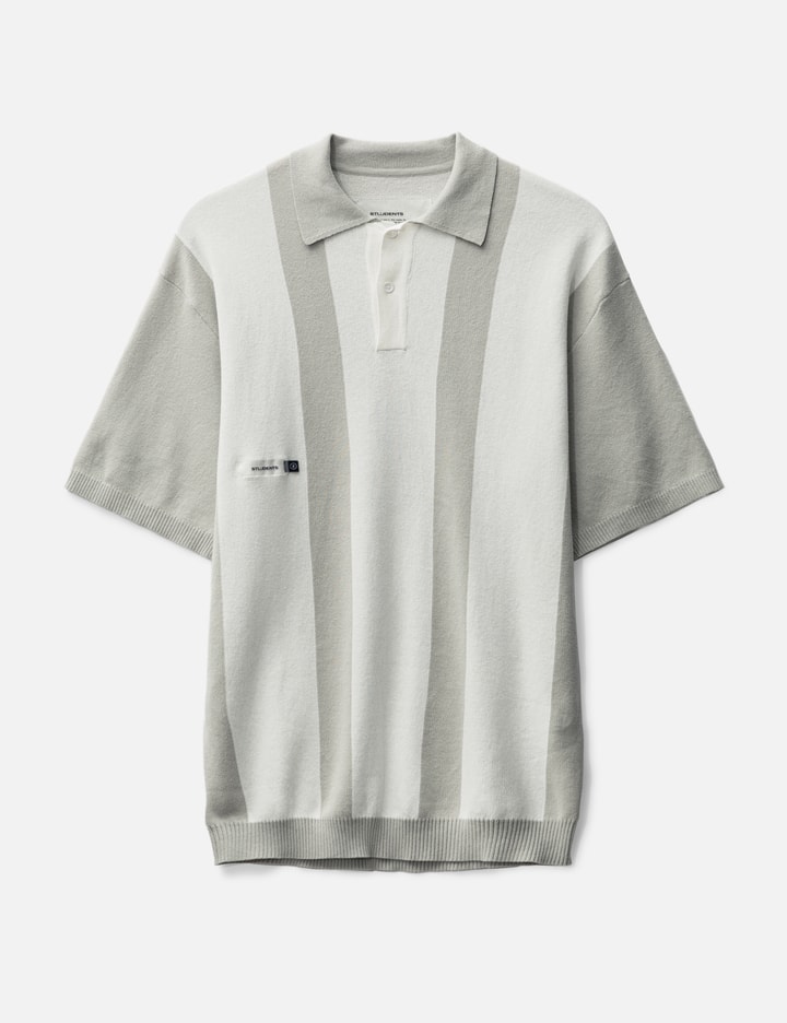 Students Golf Griffin Sweater Polo Shirt In Grey