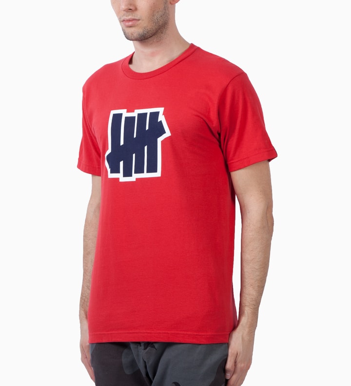 Red Double 5 Strike SS T -Shirt Placeholder Image