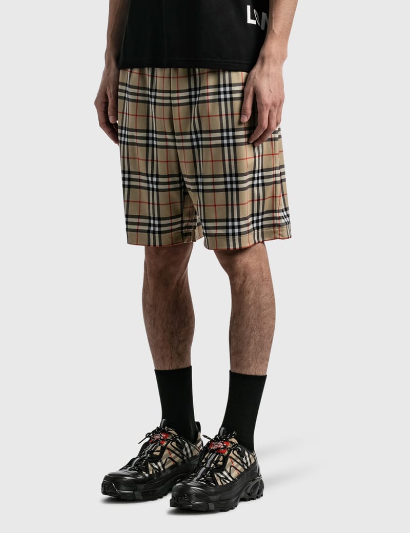 burberry twill shorts