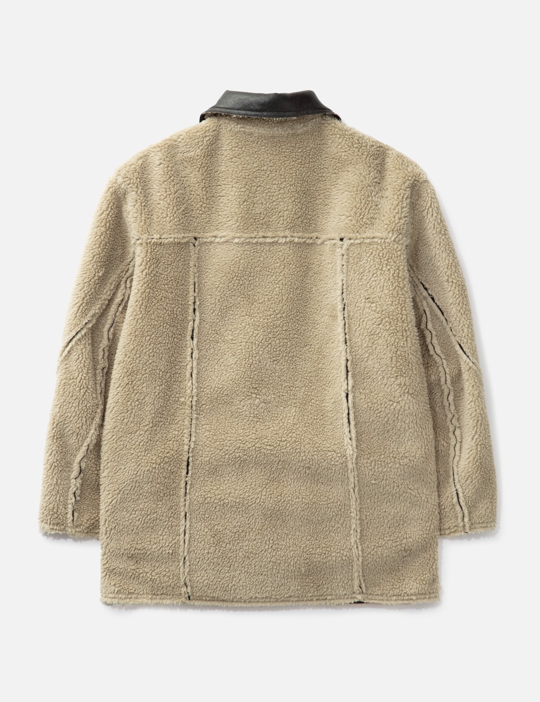 Reversible Fake Shearling Coat view 18
