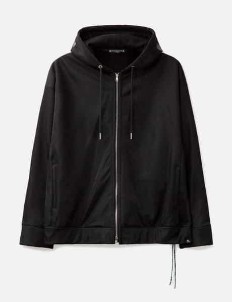 마스터마인드 월드 Sheer Layered Zip-up Boxy Hoodie
