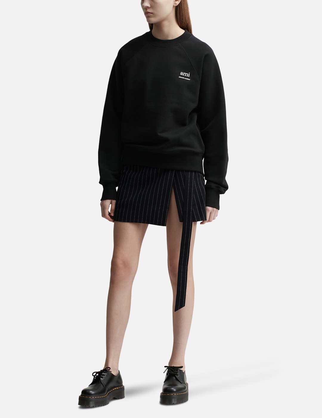 MINI SKIRT WITH SLIT view 12