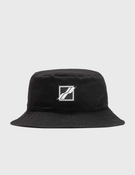 We11done Square Logo Bucket Hat
