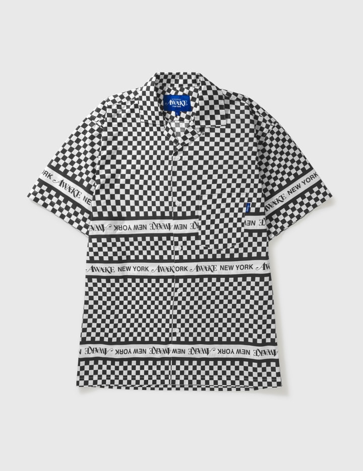 Camp Collar Checkerboard Logo Shirt Placeholder Image