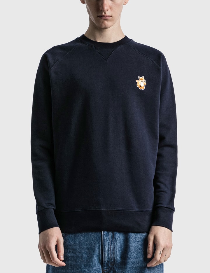 Maison Kitsuné All Right Fox Patch Classic Sweatshirt