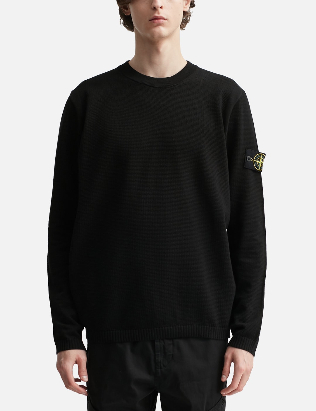 Micro Stitch Soft Organic Cotton Loose-Fit Crewneck Jumper view 18