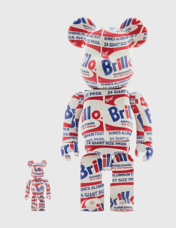 Be@rbrick Andy Warhol "Brillo" 100% & 400% Set Placeholder Image