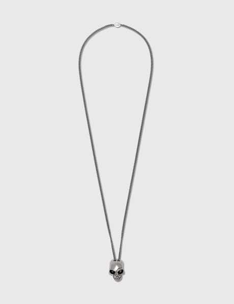 Alexander McQueen Divided Skull Pendant Necklace HBX
