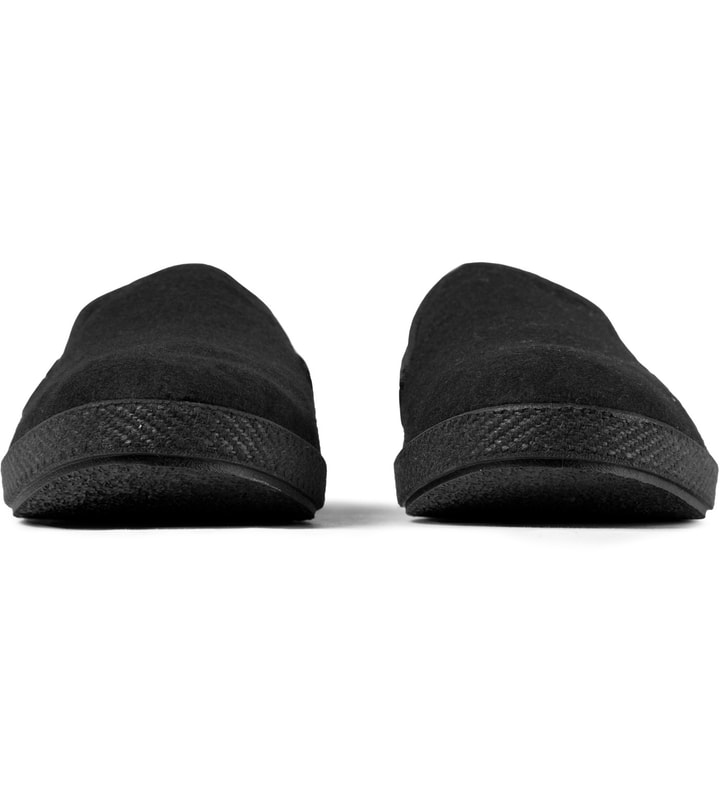 Black Manoir Feutre Slip-On Shoes Placeholder Image