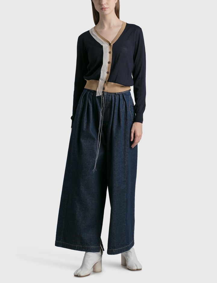 Deconstructed Wool Blend Cardigan Placeholder Image