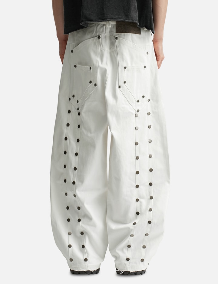 "Devlin" Studded Waxed Baggy Denims Placeholder Image