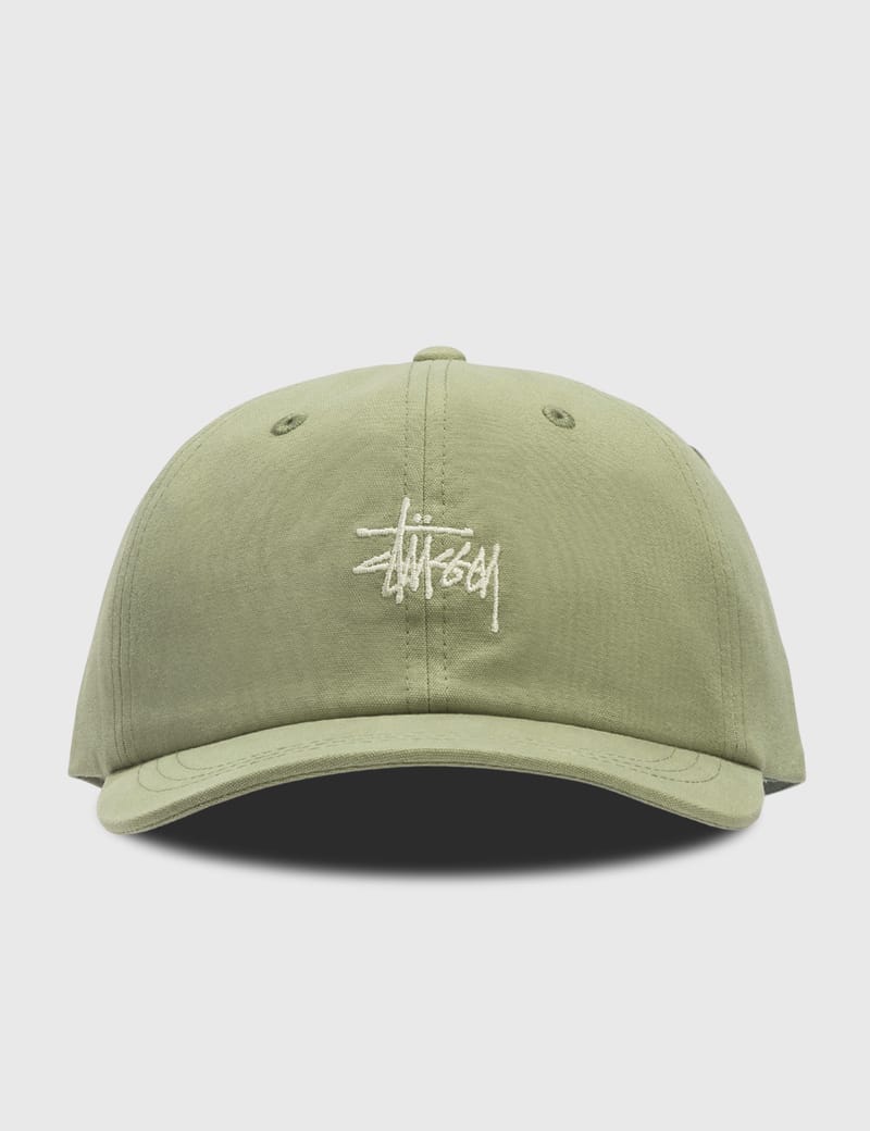 stussy low pro cap green