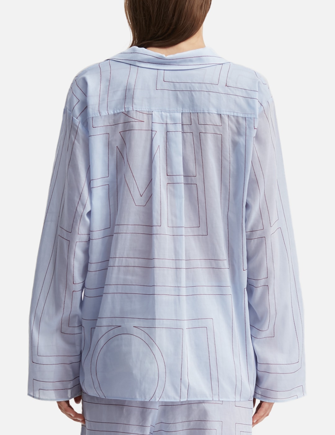 Monogram Cotton-Blend PJ Top view 19