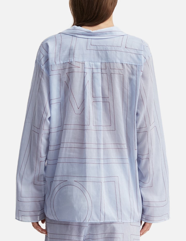 TOTEME Monogram Cotton-Blend PJ Top