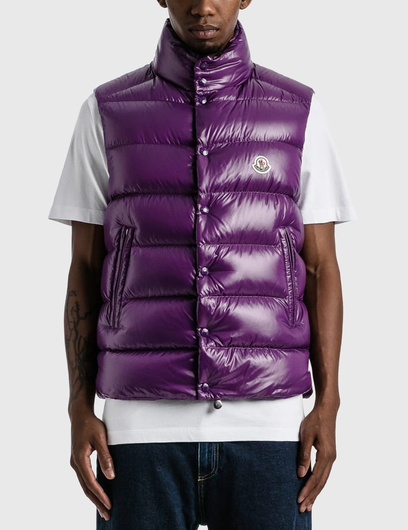 moncler purple vest