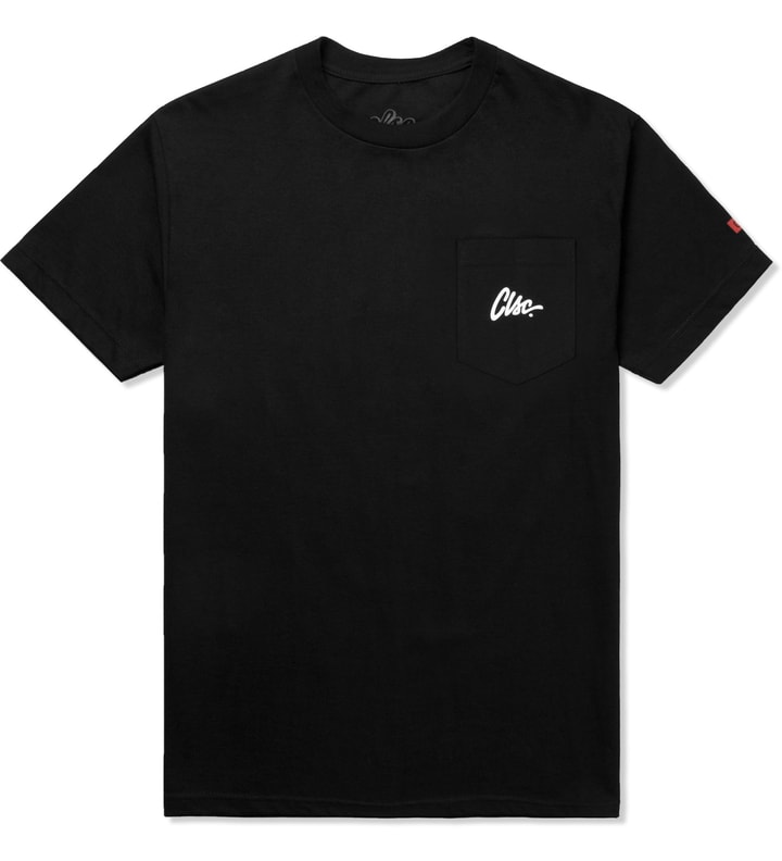 Black Script Pocket T-Shirt Placeholder Image