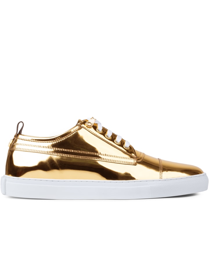Metallic Lace Up Sneakers Placeholder Image