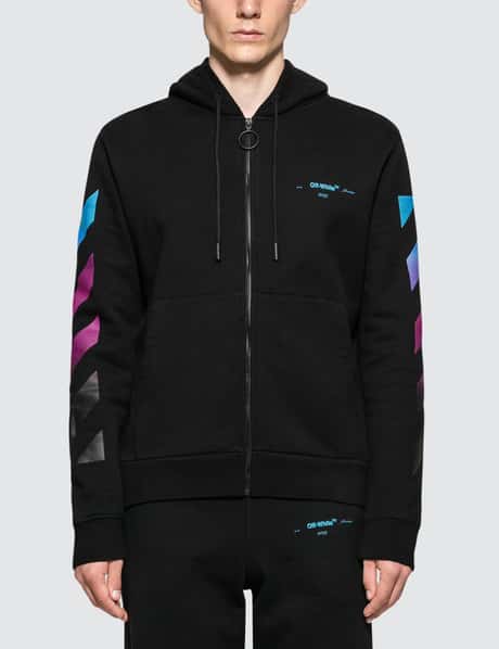 Off-White™ Diag Gradient Zip Hoodie HBX