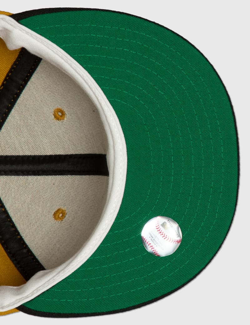 mustard new era cap