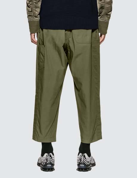 sacai 手っ取り早い オックスフォードカーゴパンツ（ブラック）