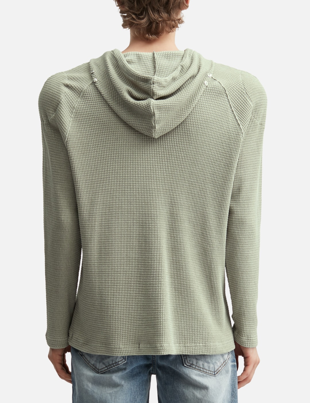 Bulk Shoulder Waffle Hoodie view 13