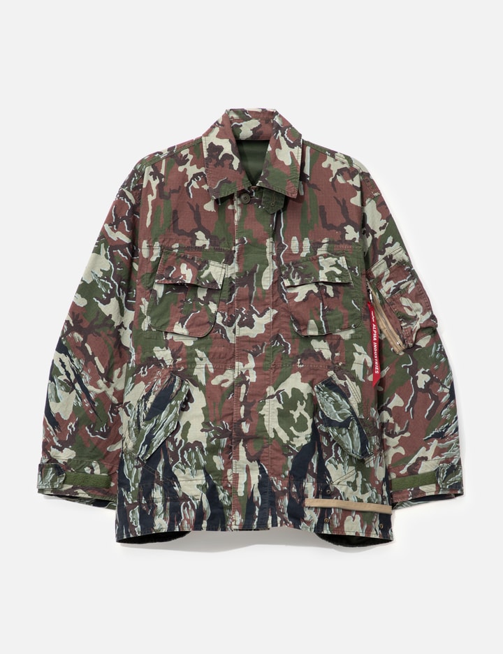 Beautiful People Beautiful People X Alpha Industries Double-End Camouflage Field Jacket