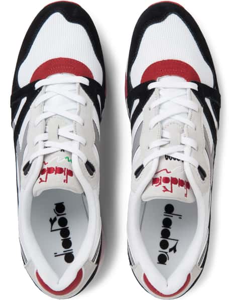 DIADORA White/Paloma Grey N9000 NYL Sneakers HBX