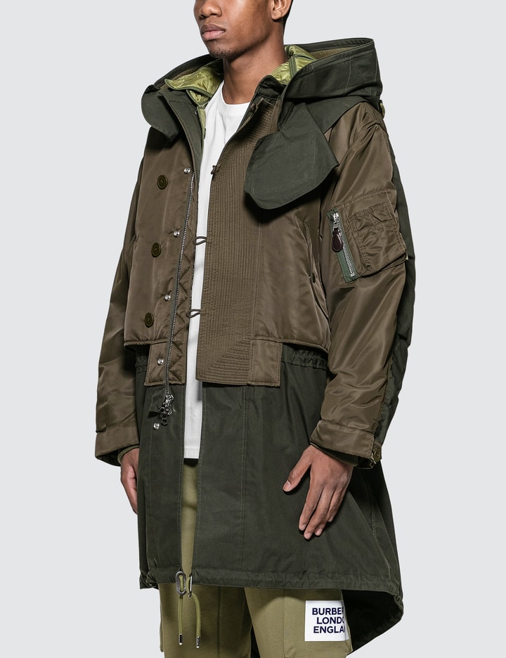 Burberry - Nylon Hooded Parka with Detachable Warmer | HBX - Globally  Curated Fashion and Lifestyle by Hypebeast