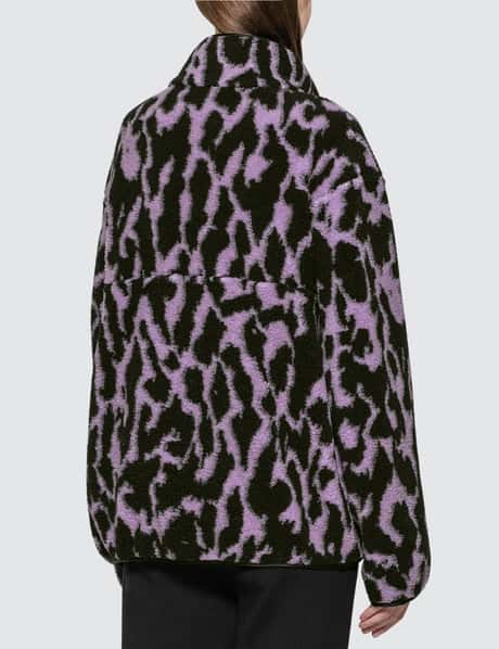 Ashley Williams - Juju Animal Print Fleece Pullover Jacket | HBX 