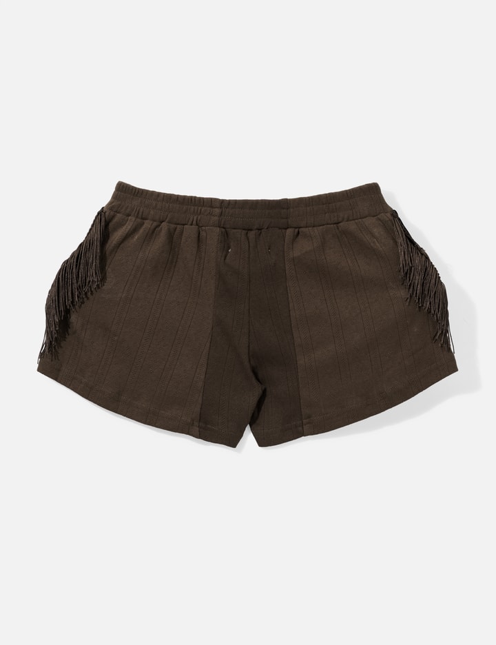 Praying Epaulette Women's Shorts Brown