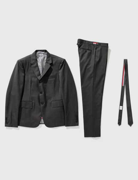 Thom Browne Super 120s Twill Suit with Tie