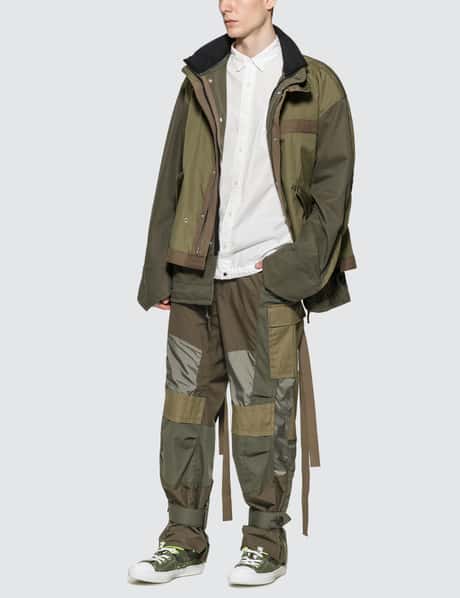 Sacai - Fabric Combo Jacket | HBX - Globally Curated Fashion and 