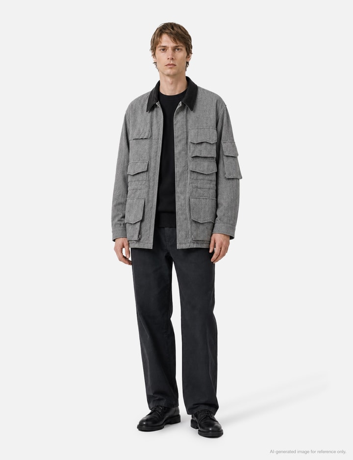 Kaptain Sunshine Wool Herringbone Hunter Jacket