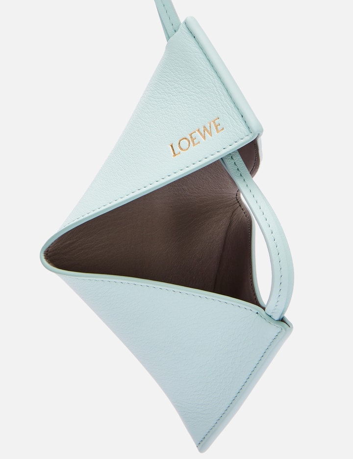 Loewe Puzzle Fold charm in classic calfskin (Blue Iceberg) Placeholder Image