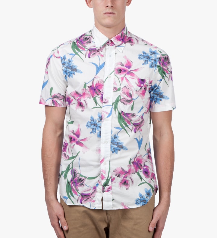 Multicolor Print Bamboo Orchid S/S Shirt Placeholder Image